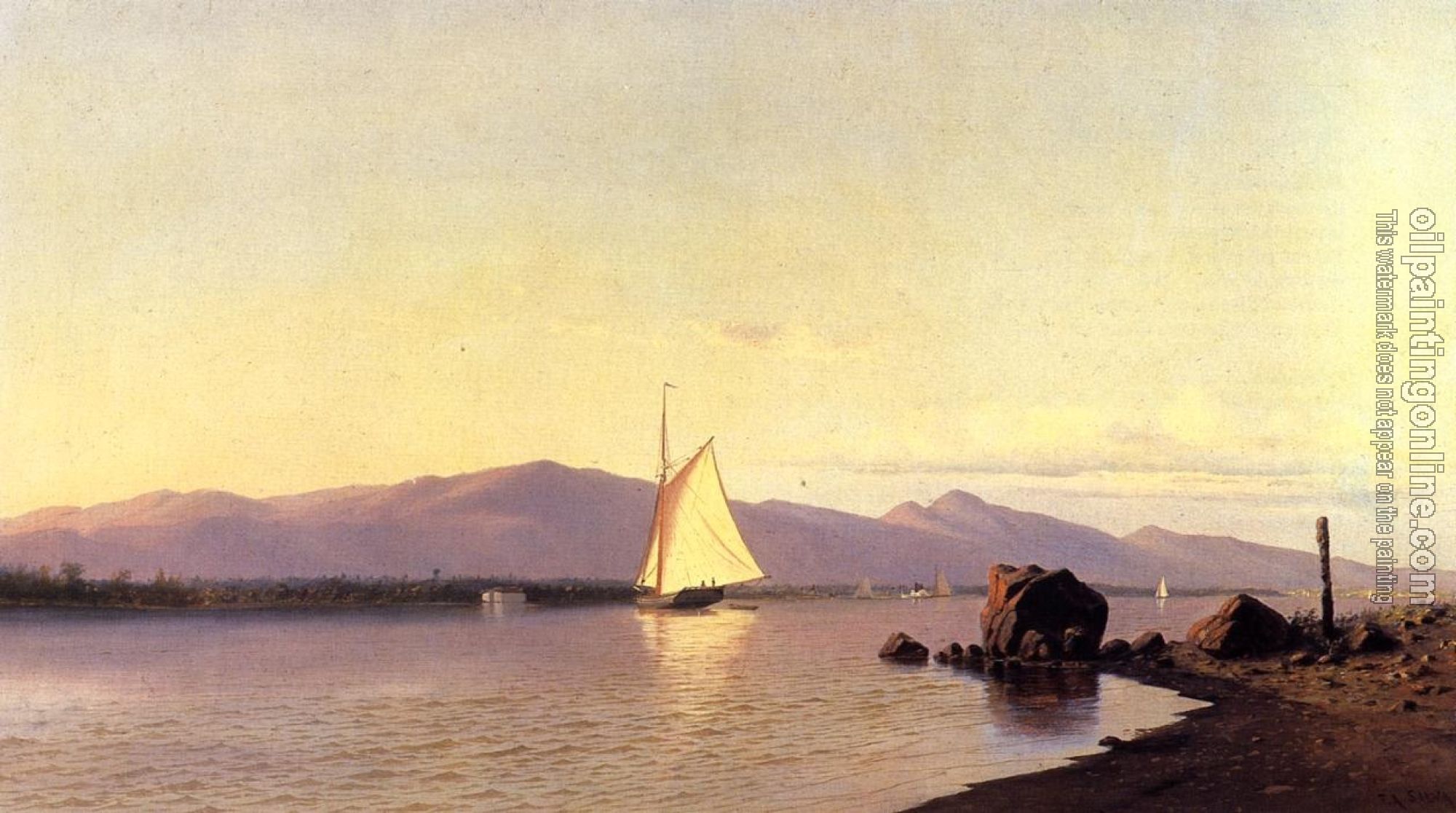 Silva, Francis A - Kingston Point, Hudson River